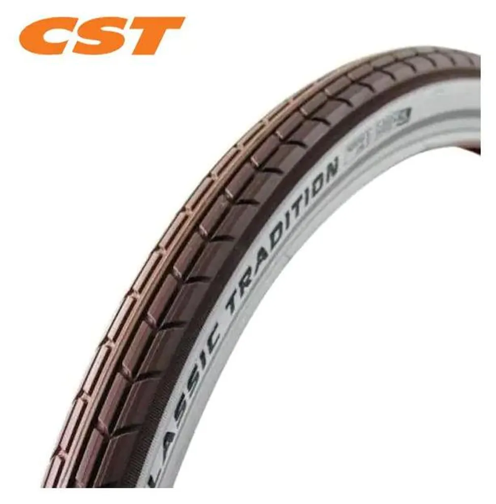 Pneu vélo 28 pouces pour vélo hollandais CST Tradition 47-622 Marron