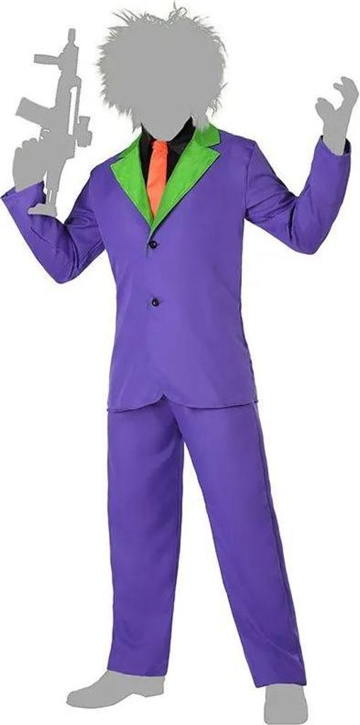 Atosa Violettes Clownkostüm Blau XL Blau XL