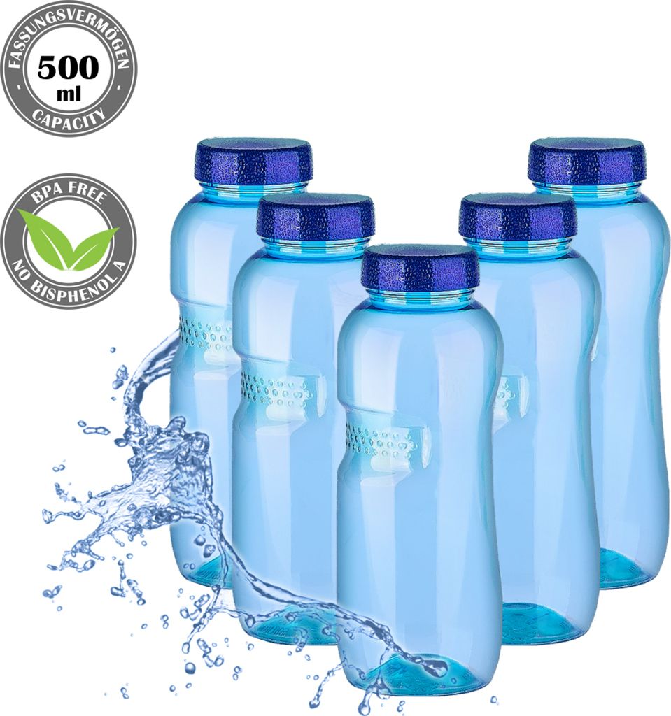 5x Kavodrink Trinkflasche 0,5 Liter