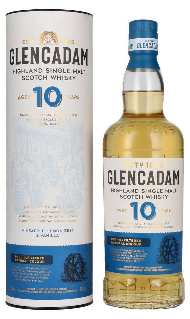Glencadam 10 Years Old Highland Single Malt Scotch Whisky Image du produit 