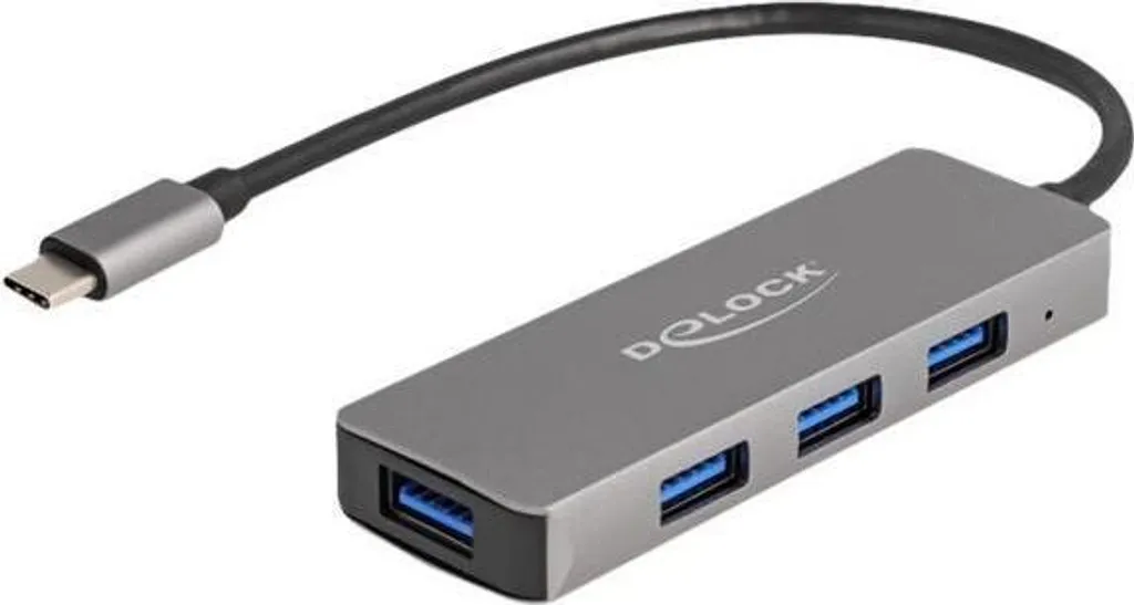 Extension Hub USB 4 Ports pour Télétravail avec Connexion USB-C Rapide