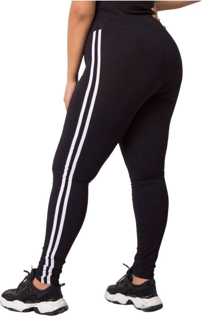 Stylische Stripes Leggings in Schwarz - Perfekt für Sport und Freizeit KP30937