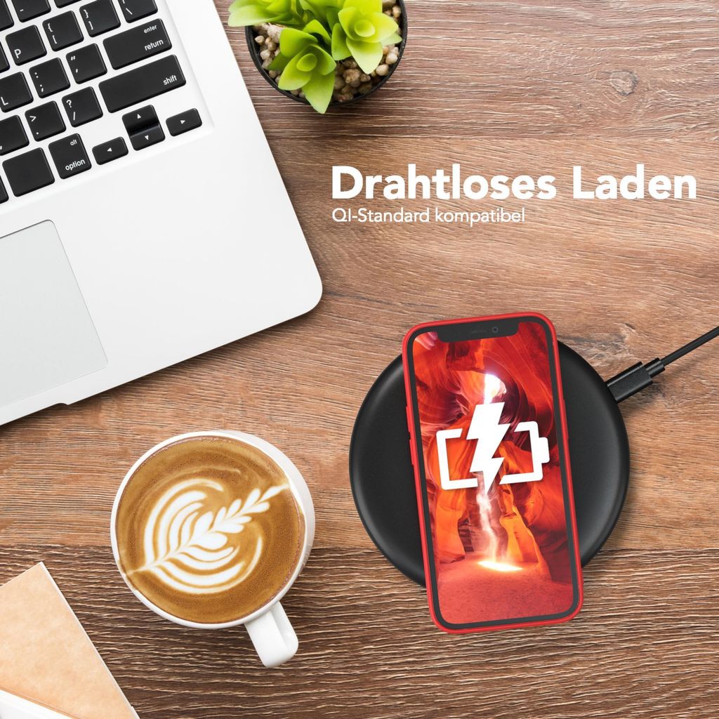 EAZY CASE - TPU Hülle für Apple iPhone 12 Mini, TPU Case stoßfeste Handyhülle, weiches Cover mit Kameraschutz, Silikonhülle in Rot