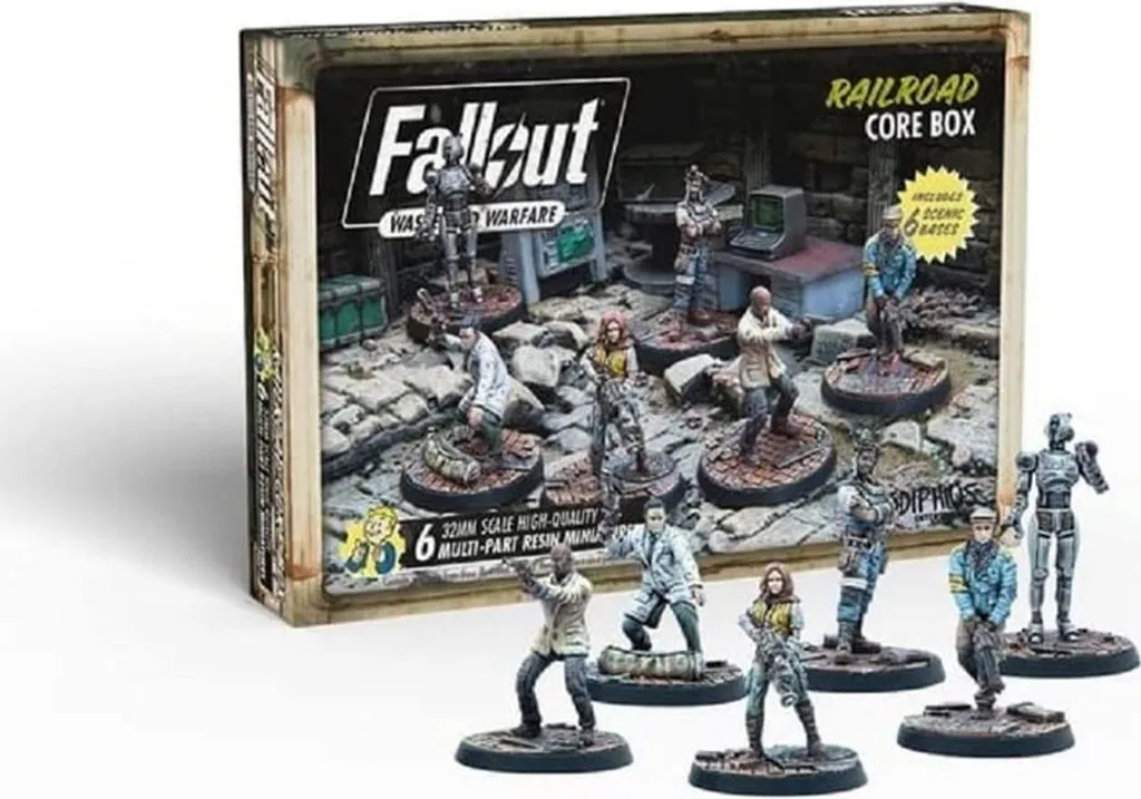Extension de Jeu de Figurines Fallout Railroad Core Box - Version Anglaise