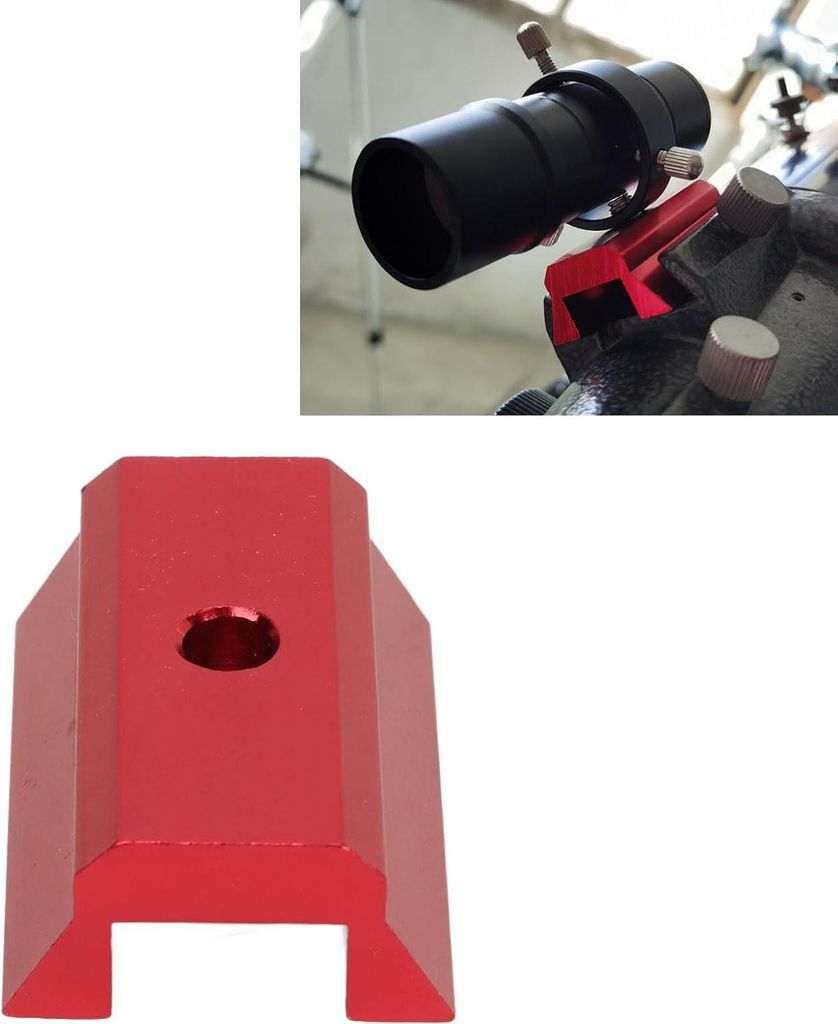 Aluminium Dovetail-Schienenplatte mit 43 mm Dovetail-Stange für Teleskop-Finder-Basisverlängerung - 1/4 Zoll Gewinde