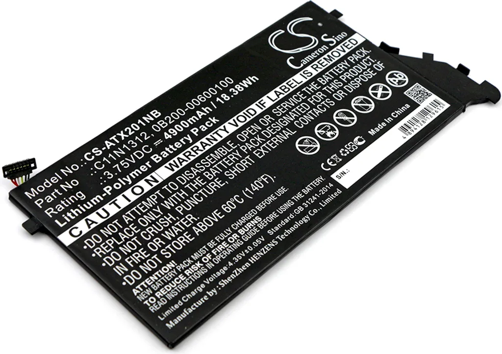 Batterie pour Asus Transformer Book TX201LA Retrouvez l'Autonomie