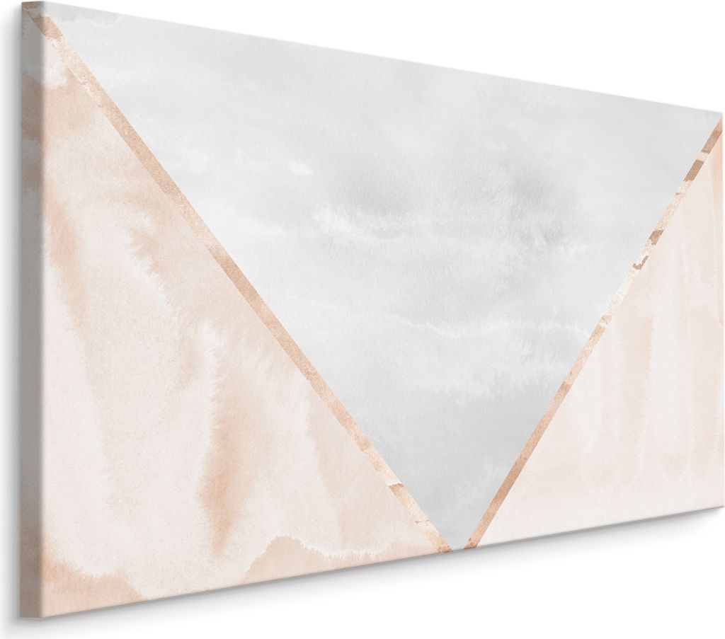 Fabelhafte Canvas LEINWAND BILDER 40x30 cm XXL Kunstdruck Abstrakte Malerei Dreieck