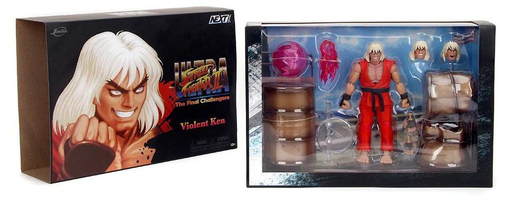 Jada Toys - Street Fighter 2 Violent Ken 1/12 Deluxe Action Produktbild 
