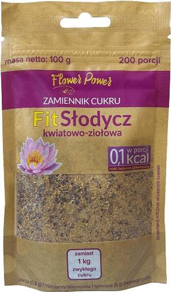 FIT SŁODYCZ KWIATOWO - ZIOŁOWA 100 g - FLOWER POWER
