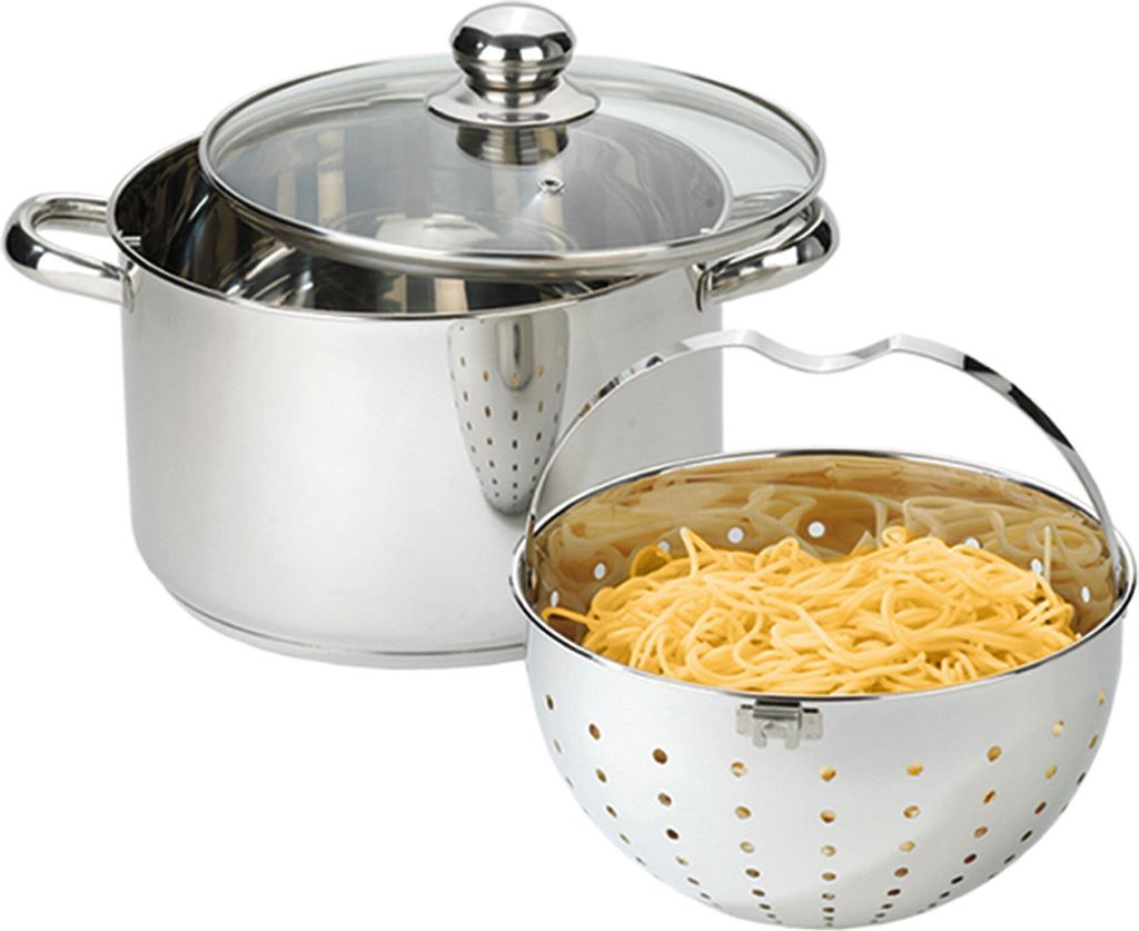 BEYOND® Edelstahl Nudeltopf 24 cm | mit Deckel Produktbild 