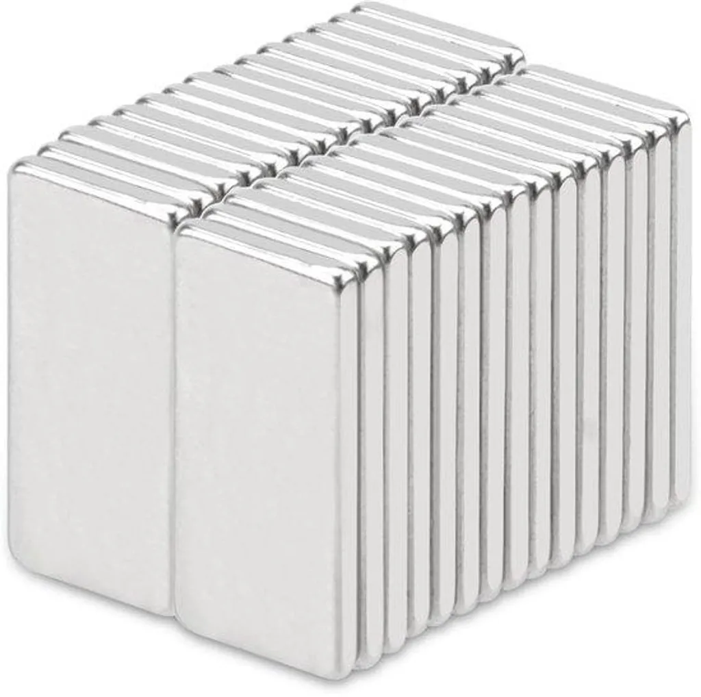 Aimants néodyme ultra puissants 30x10x3 mm avec revêtement anticorrosif