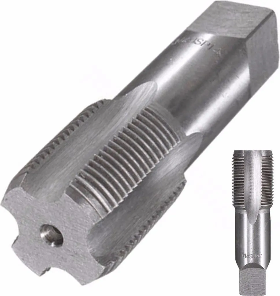 Taraud à main G 1 3/4 pouce HSS filetage tube BSW finition précise
