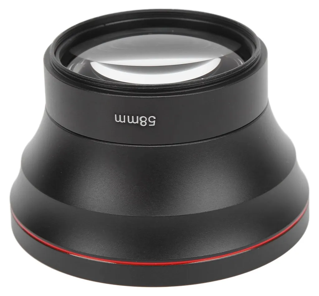 Objectif grand angle 58 mm 0.43x : évitez le manque de recul en photo