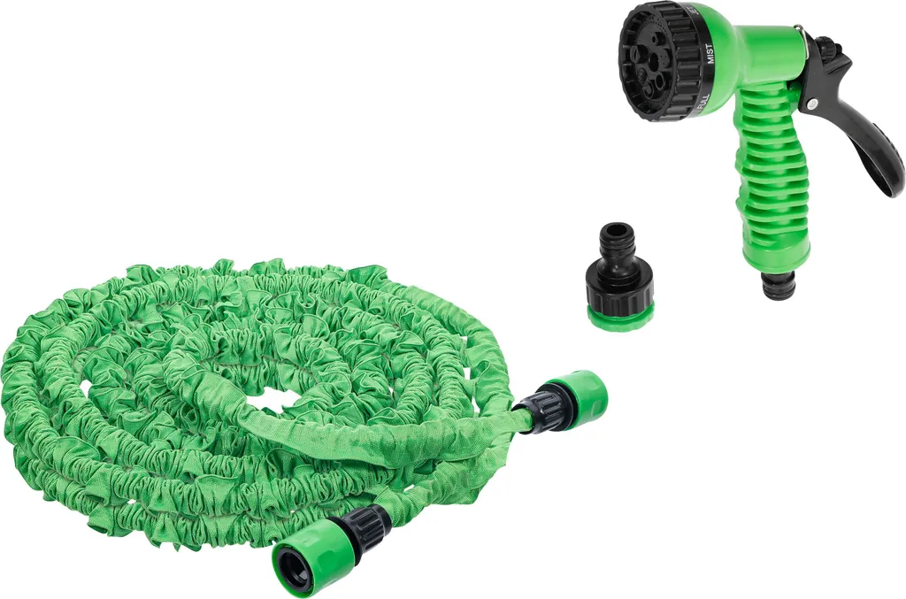 Tuyau d'arrosage extensible textile 22m avec pistolet multifonctions - 3