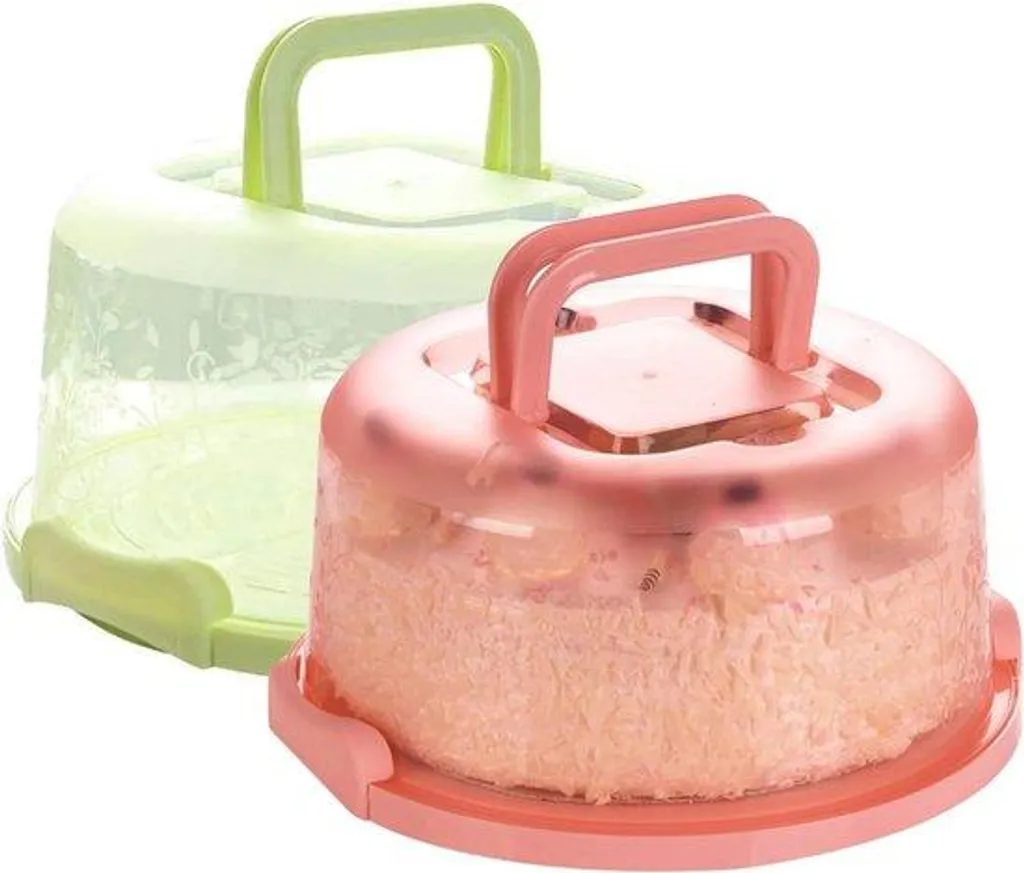 Boîtes de transport pour gâteaux : finis les desserts renversés ! Lot de 2