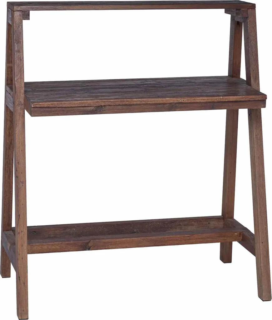 vidaXL Scrivania marrone 90 x 50 x 103 cm Legno massiccio riciclato
