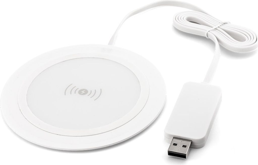 Caliber Drahtloses Qi-Ladegerät - Weiß (PSQ10/W) (PSQ10-W)