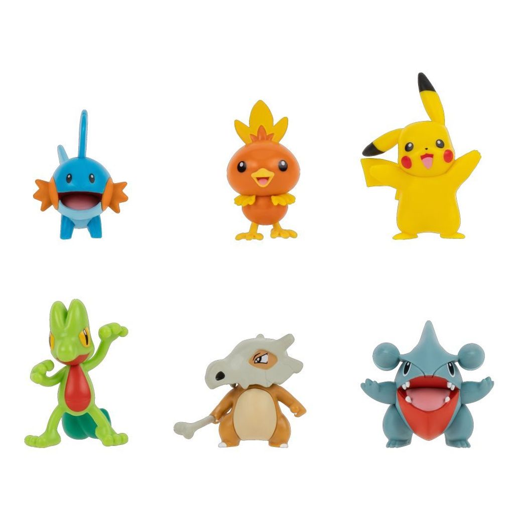 Jazwares Pokémon akční figurky 6-Pack Treecko Torchic Obrázek produktu 