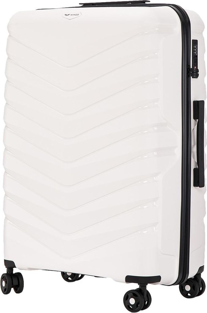 Großer Koffer Wings PHOENIX 28" TSA-Verschluss Weiß 97L Produktbild 