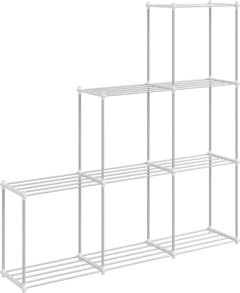 OFFERTA SYFAX Mensola Tubolare Bianca Alluminio 129x27x132 cm - Best Buy
