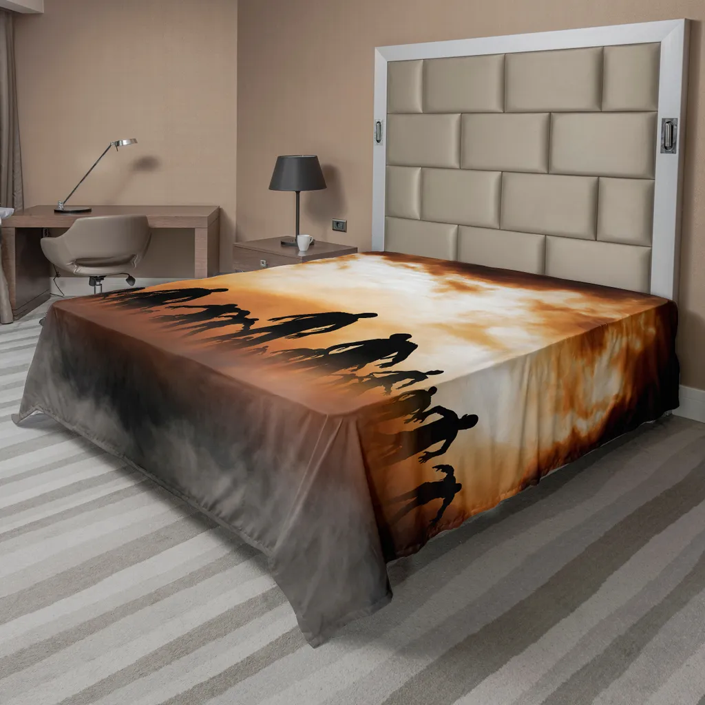 Decorazione Letto Halloween: Lenzuolo Horror ABAKUHAUS 275x260 cm