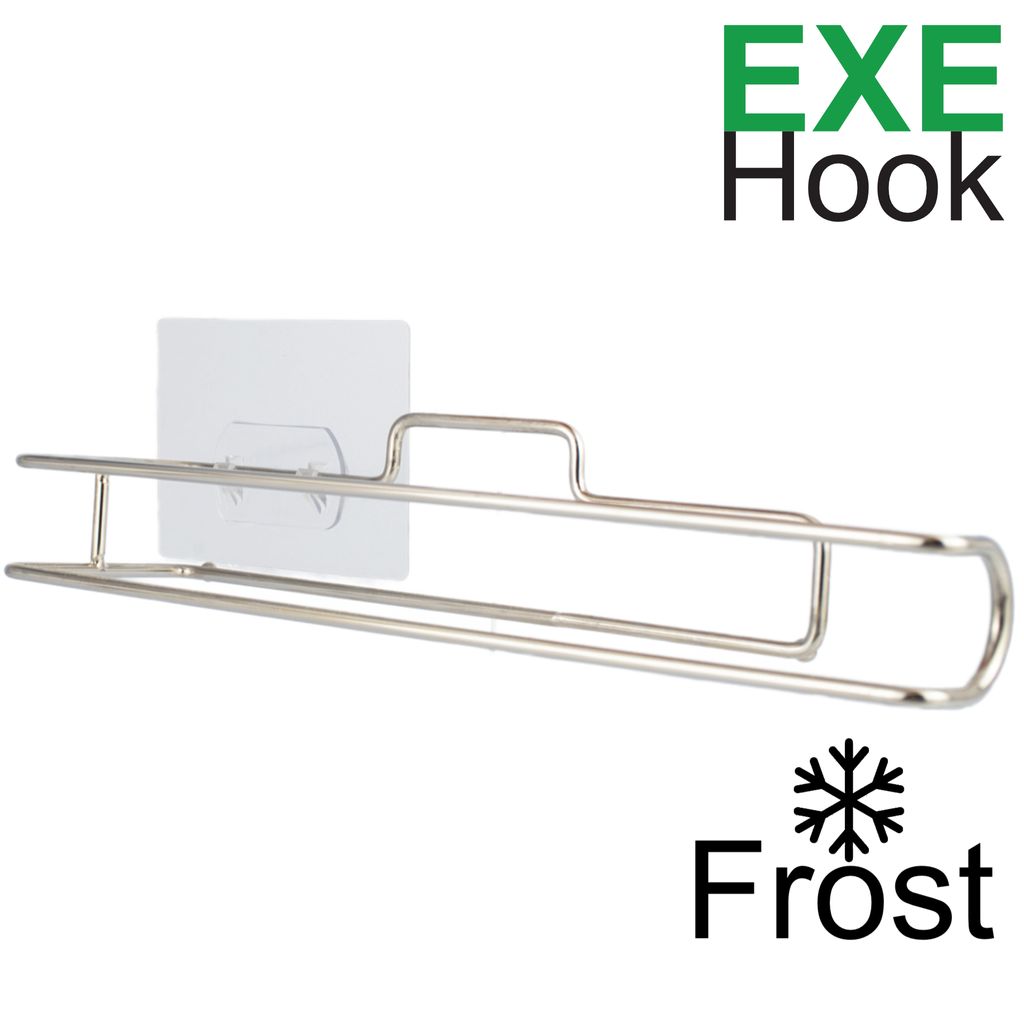 EXE Hook Haken selbstklebend handtuchhalter ohne bohren wiederverwendbar Wasserfest bis 5Kg (Küchenrollenhalter)