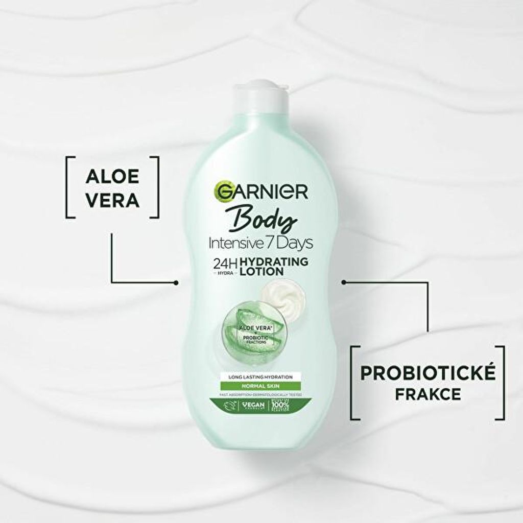 GARNIER - Feuchtigkeitsspendende Körperlotion mit Aloe vera (Intensiv 7 Tage) 400 ml 400ml