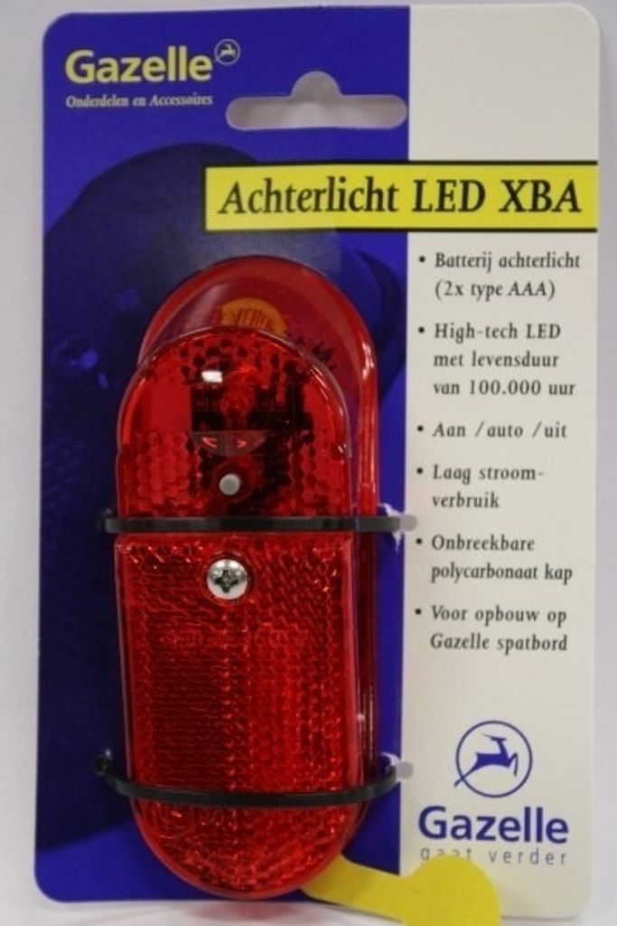 Gazelle Hinter XB Batterie LED rot Produktbild 2