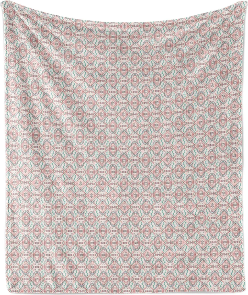 Couverture Polaire en Flanelle Imprimée Amérindienne Coquille d'œuf