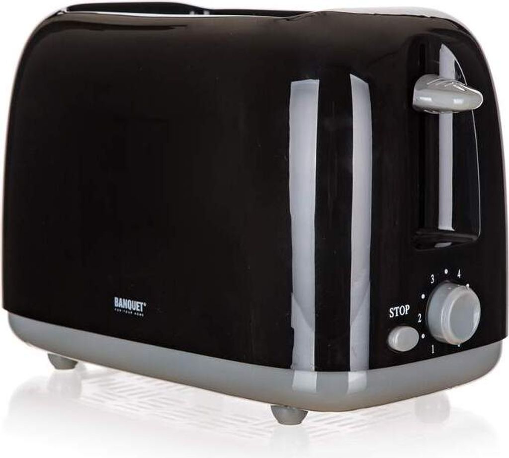 Tostapane con timer, 650-750W, nero-grigio Immagine del prodotto 
