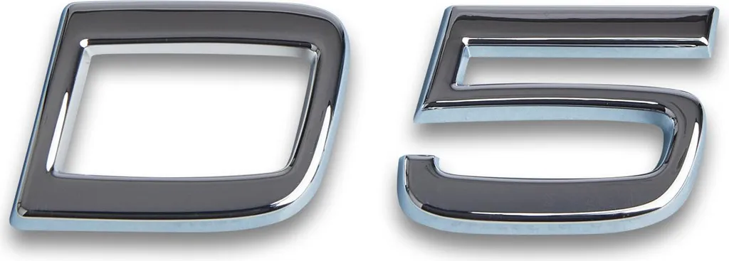 Badge D5 Chrome pour Volvo XC70 V70 S80 - Référence OEM 31333646 Neuf