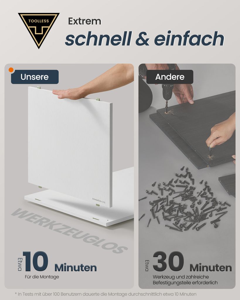 SONGMICS HOME Katzentoilette Push-to-Open Türen, Produktbild 4
