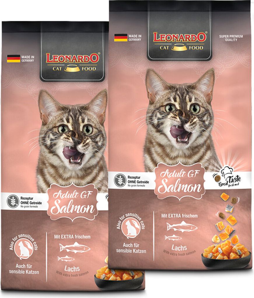 Leonardo Adult Salmon GF 2 x 7,5 kg Produktbild 