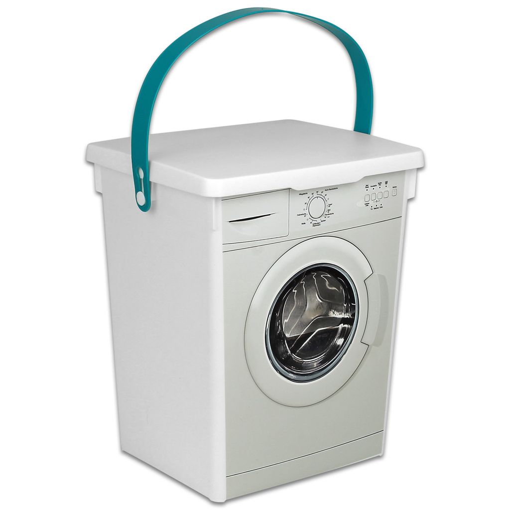 Waschpulverbox Waschmittelbox Waschmittelbehälter Wäscheklammerbox 