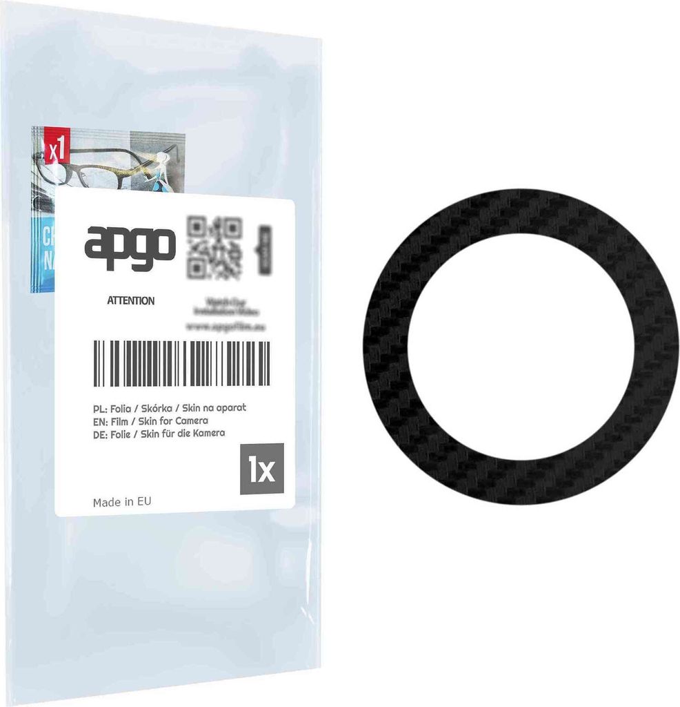 apgo Objektivschutz-Folie, Kameraschutz kompatibel mit Realme Pad Mini, Carbon-Imitation, Rückseite Schutzfolie für Kamera-Insel, Hinten Folie, k...