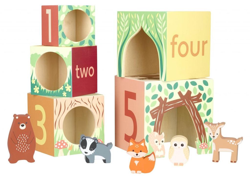Stapelwürfel, Orange Tree Toys