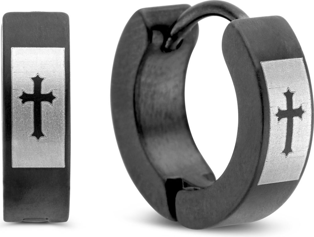 Frank 1967 7FE-0002 Stalen Oorringen - Heren - 14 x 4 mm - Produktbild 