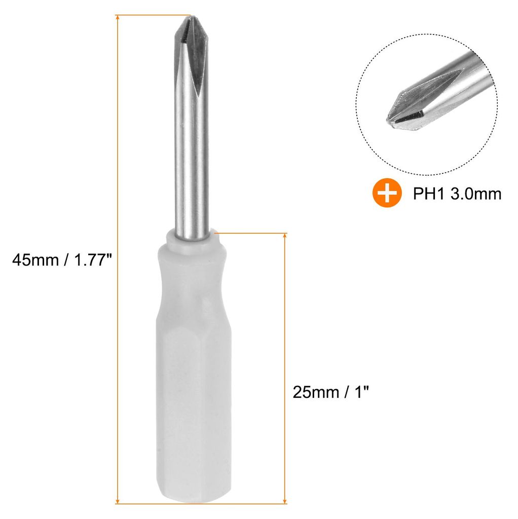 4 Stš¹ck PH1 Mini Kreuzschraubendreher Set Kleine Schraubenzieher Set 3mm Magnetisch Kreuzkopf 45mm L?nge Feinmechaniker Schraubendreher Set fš...
