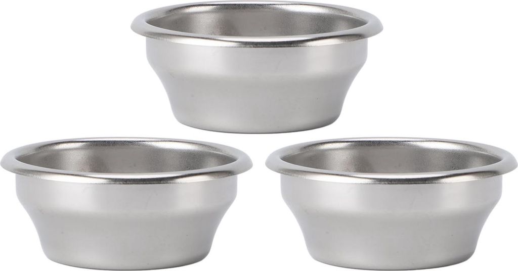 3pcs 54mm Kaffeefilter Korb Edelstahl Portafilter Korb Tasse für 54mm Kaffeemaschine Handle