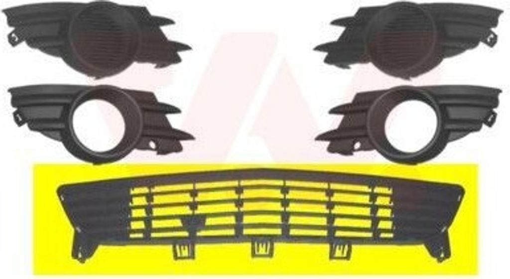 VAN WEZEL 3782590 - OE 1400565 Lüftungsgitter, vorne für Meriva (X03)