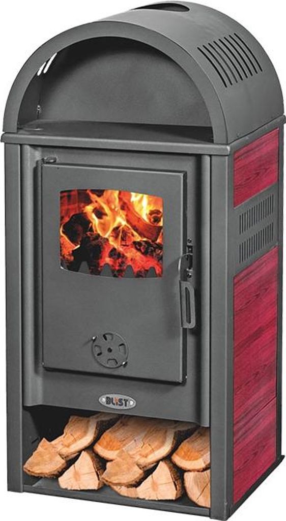 Kaminofen Blist VIENNA Rot - 8 kW Produktbild 