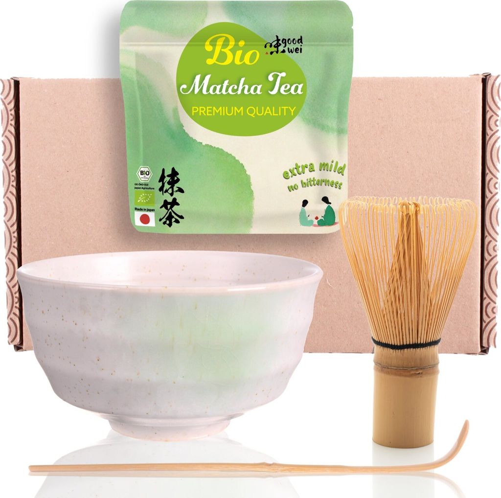 Matcha startovací sada "Shiro" s 30 g prémiové organické Obrázek produktu 