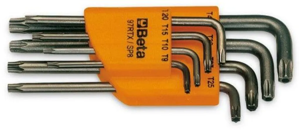Set de 8 clés Torx inviolables pour mécanique et maintenance Beta 97RTX - 2