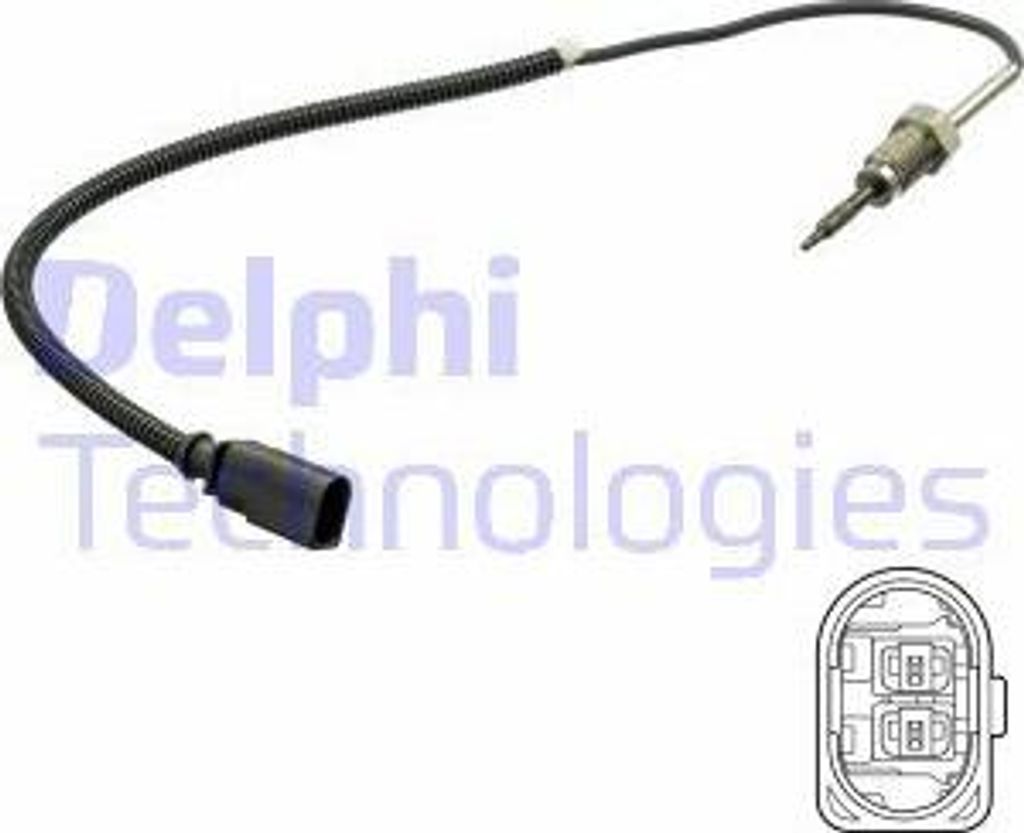 DELPHI TS30172 Abgastemperatursensor OE 03G906088AS kompatibel mit Transporter V, Multivan V
