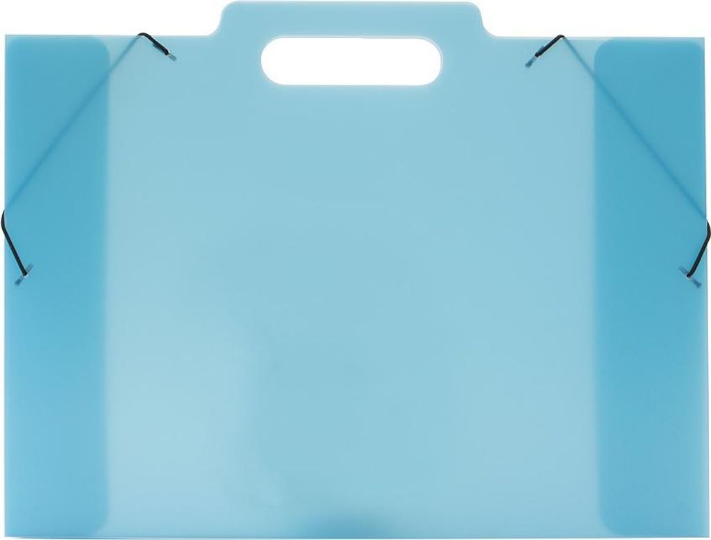 Zakladače na výkresy OXYBAG A3 s chlopňami, modré Obrázok produktu 
