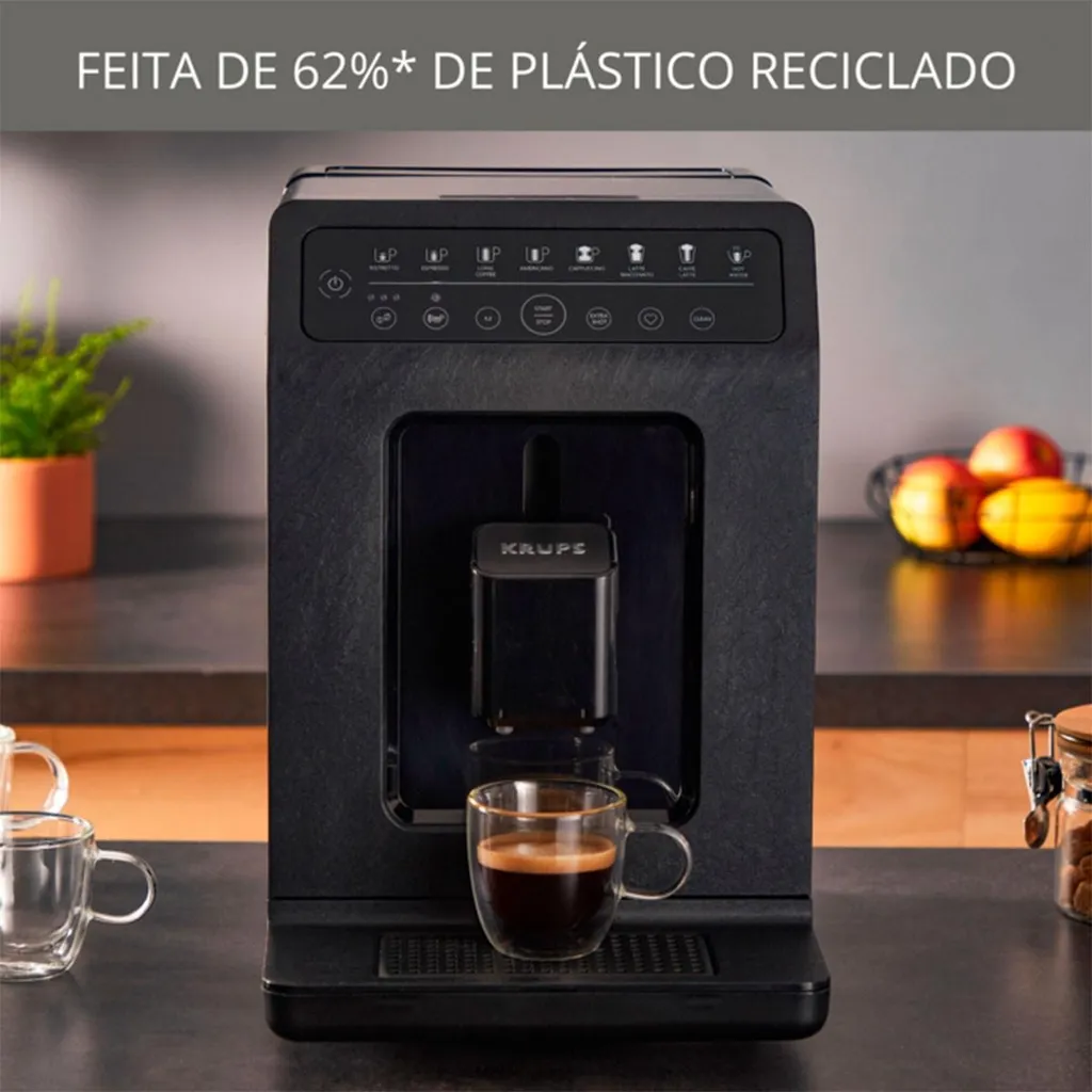 Machine à café KRUPS Evidence Eco pour espresso et boissons lactées mat - 24