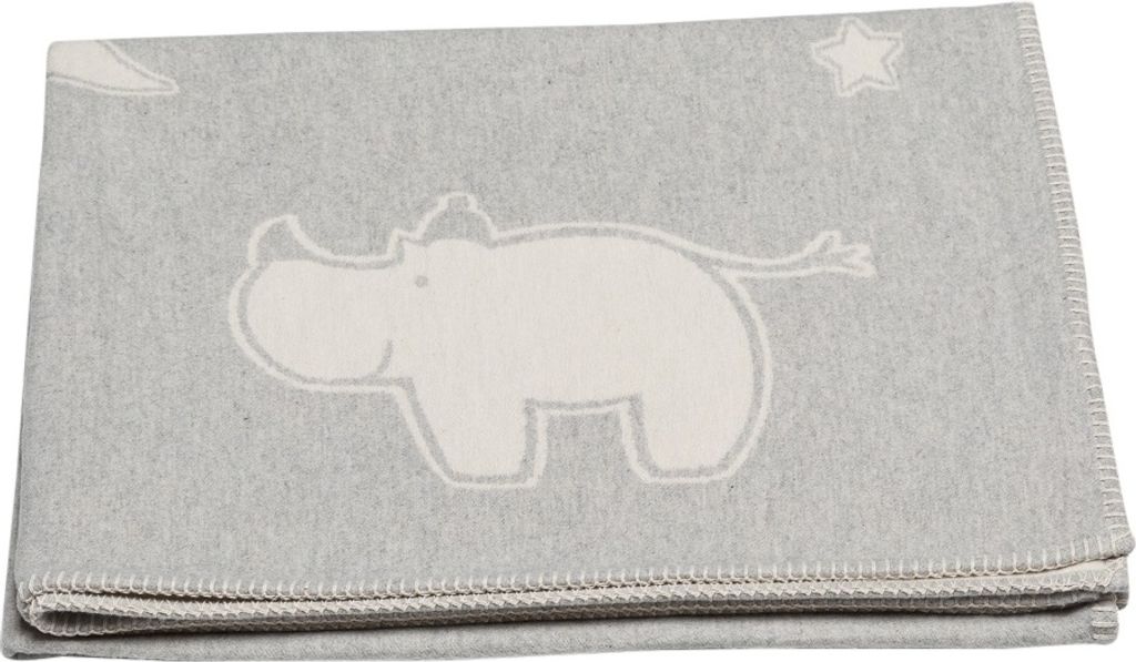 David fussenegger Kinderdecke Lena 'Nashorn' 100 x 150 cm Filz - Grau