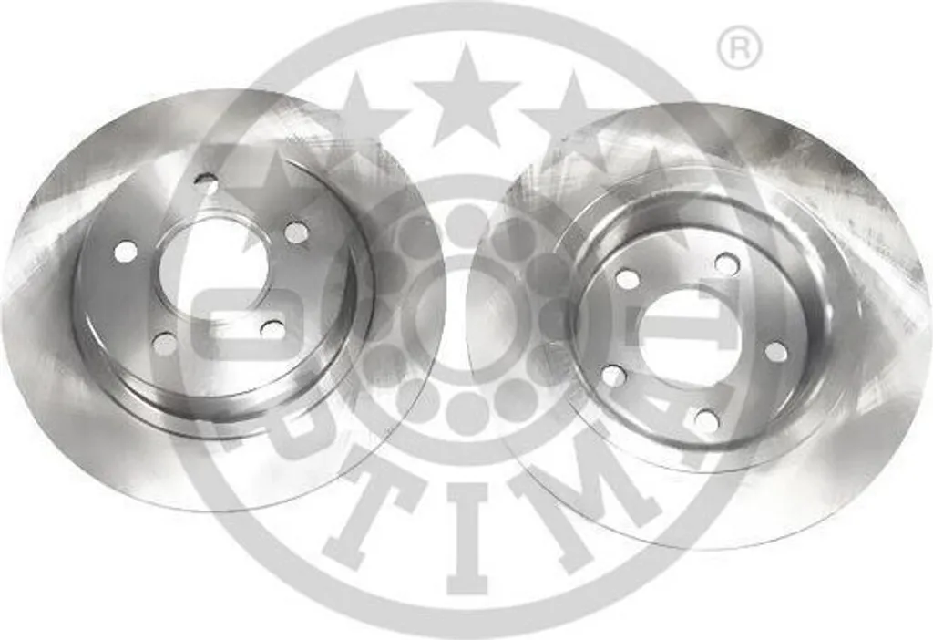 Paire de Disques de Frein 278mm Arrière pour Ford Tourneo Connect 1.6