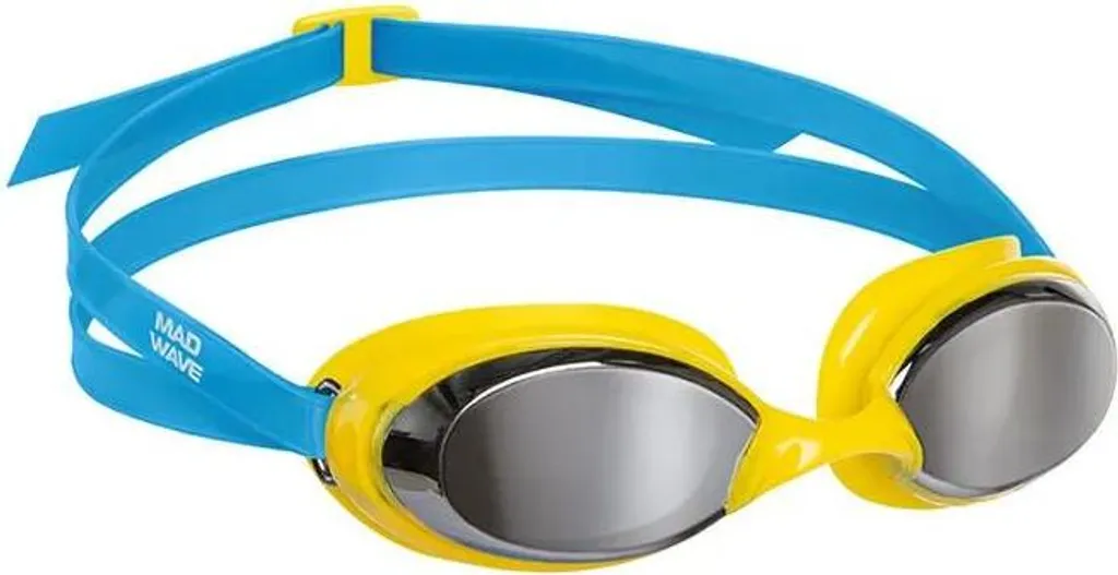 Lunettes Natation Enfant Étanches Madwave Spin Mirror Finis les Yeux Rouges
