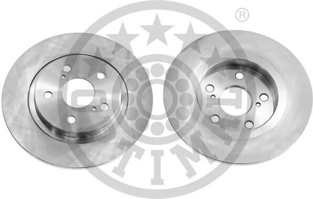 Disque de Frein Arrière 290mm Revêtement Anti-Corrosion OPTIMAL 2 Unités